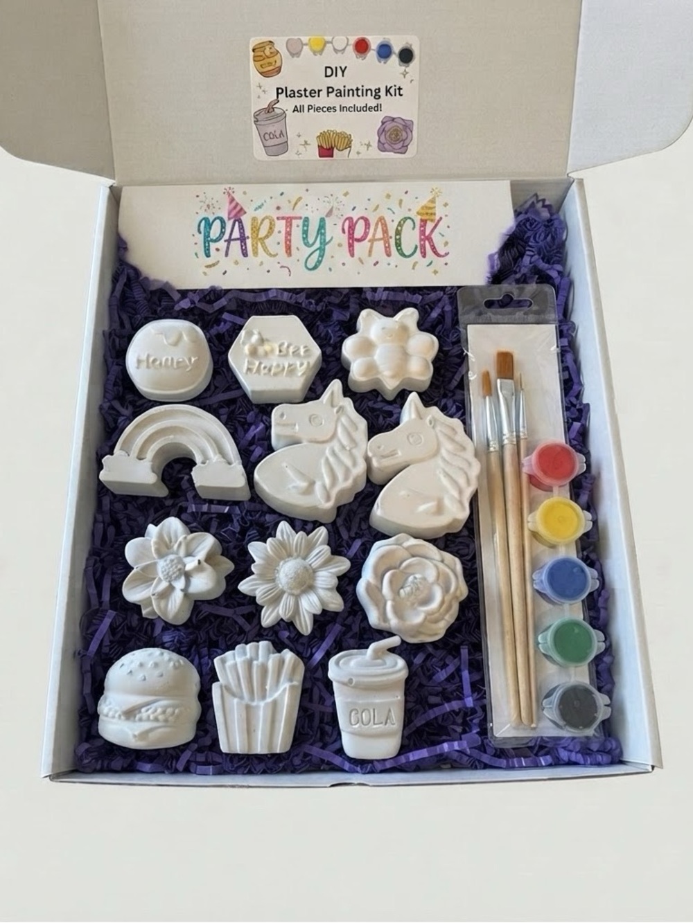 DIY Plaster Painting Kit Party Pack